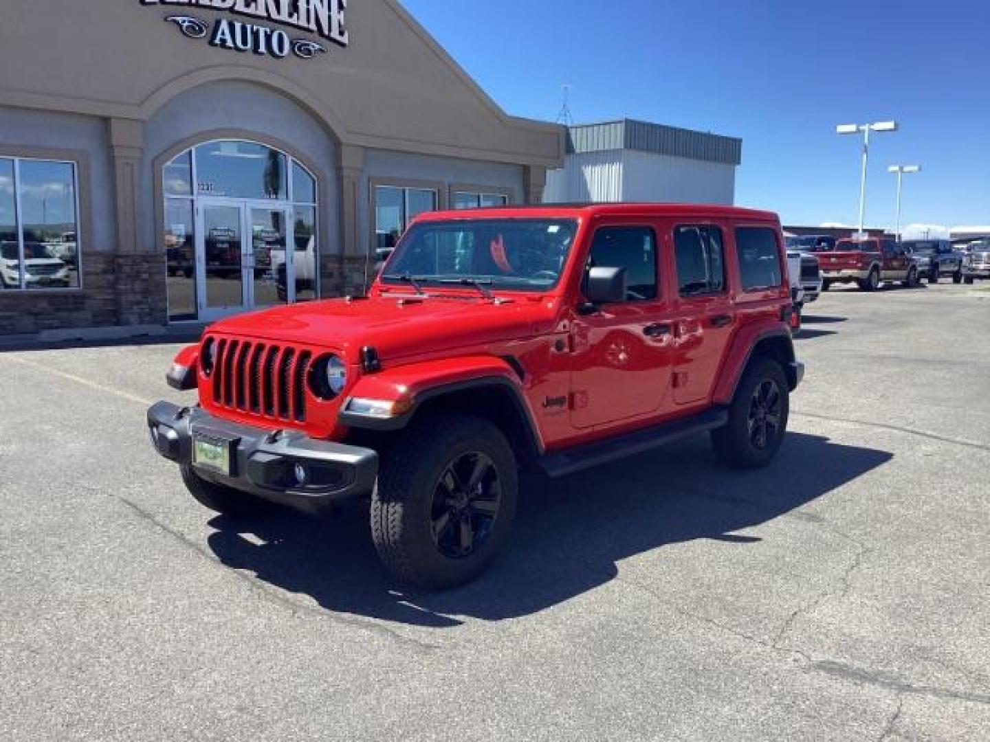 2021 Jeep Wrangler Unlimited Sahara Altitude (1C4HJXENXMW) with an 2.0L L4 DOHC 16V TURBO HYBRID engine, 8-Speed Automatic transmission, located at 1235 N Woodruff Ave., Idaho Falls, 83401, (208) 523-1053, 43.507172, -112.000488 - Photo#0