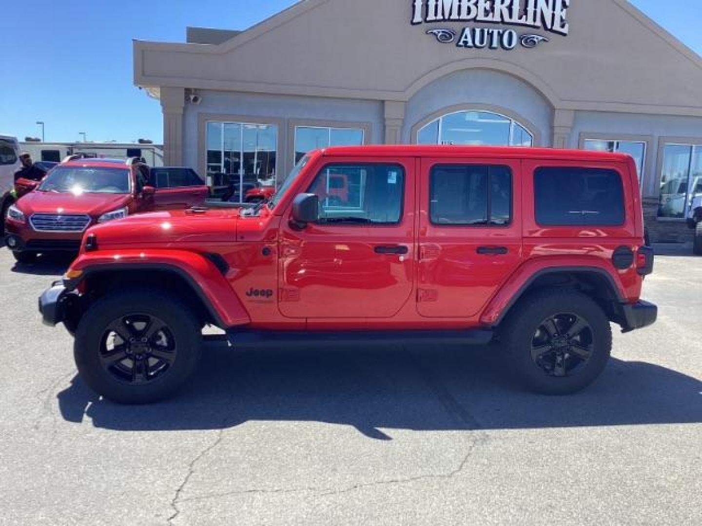 2021 Jeep Wrangler Unlimited Sahara Altitude (1C4HJXENXMW) with an 2.0L L4 DOHC 16V TURBO HYBRID engine, 8-Speed Automatic transmission, located at 1235 N Woodruff Ave., Idaho Falls, 83401, (208) 523-1053, 43.507172, -112.000488 - Photo#1