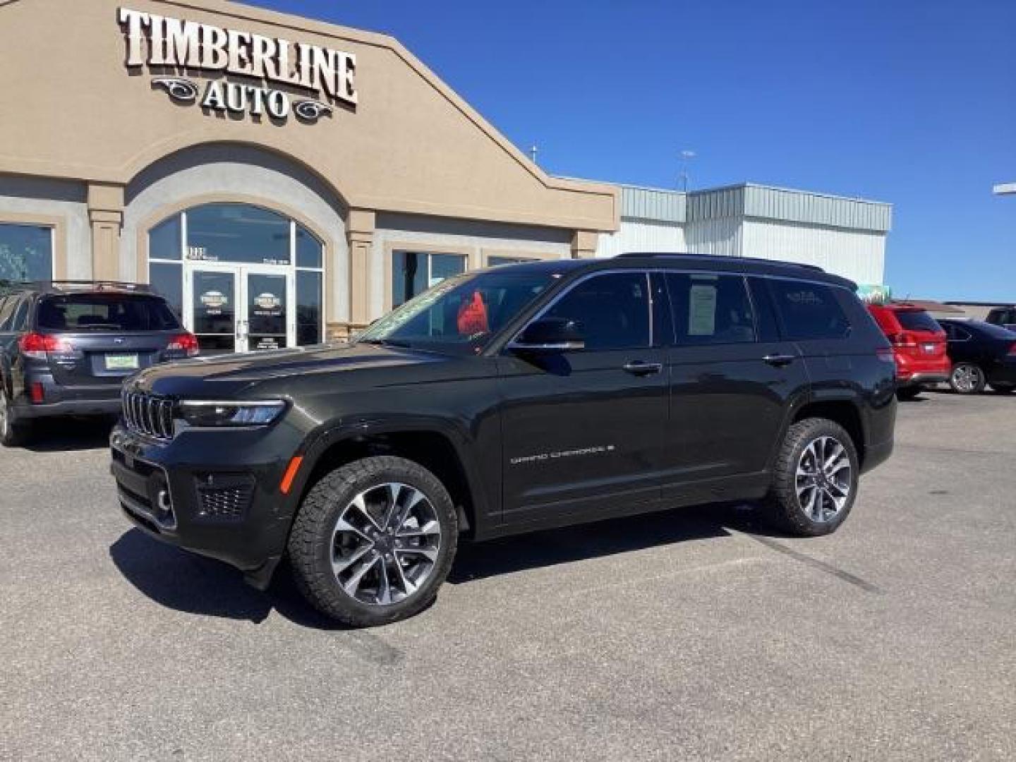 2023 Baltic Grey Metallic Clear Coat /Global Black/Steel Grey Jeep Grand Cherokee L Overland 4WD (1C4RJKDG5P8) with an 3.6L V6 DOHC 24V engine, 8-Speed Automatic transmission, located at 1235 N Woodruff Ave., Idaho Falls, 83401, (208) 523-1053, 43.507172, -112.000488 - Photo#0