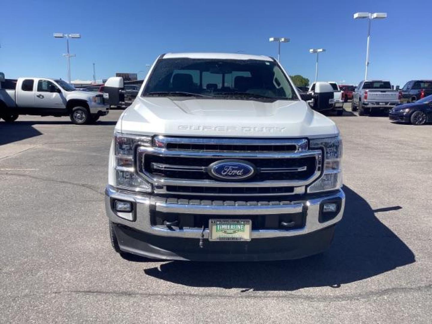 2020 WHITE /Black, leather Ford F-350 SD Lariat Crew Cab Long Bed 4WD (1FT8W3BT7LE) with an 6.7L V8 OHV 16V DIESEL engine, 6-Speed Automatic transmission, located at 1235 N Woodruff Ave., Idaho Falls, 83401, (208) 523-1053, 43.507172, -112.000488 - Photo#7