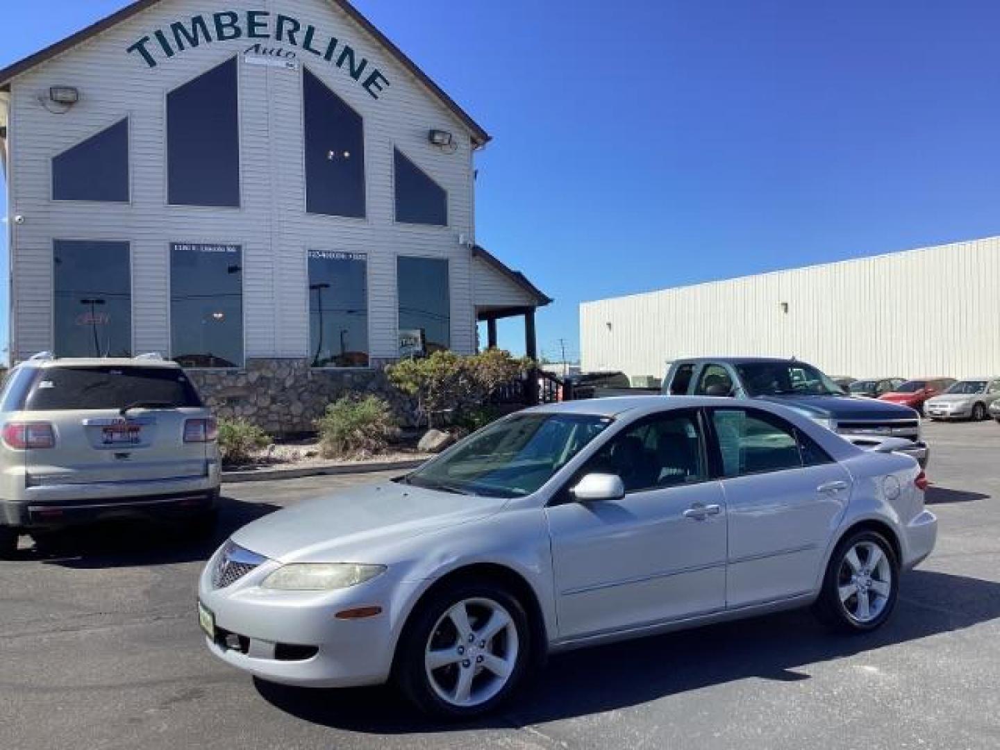 2005 Glacier Silver Metallic /Two-Tone Gray Cloth Seats Mazda Mazda6 i (1YVFP80C955) with an 2.3L L4 DOHC 16V engine, located at 1235 N Woodruff Ave., Idaho Falls, 83401, (208) 523-1053, 43.507172, -112.000488 - Photo#0