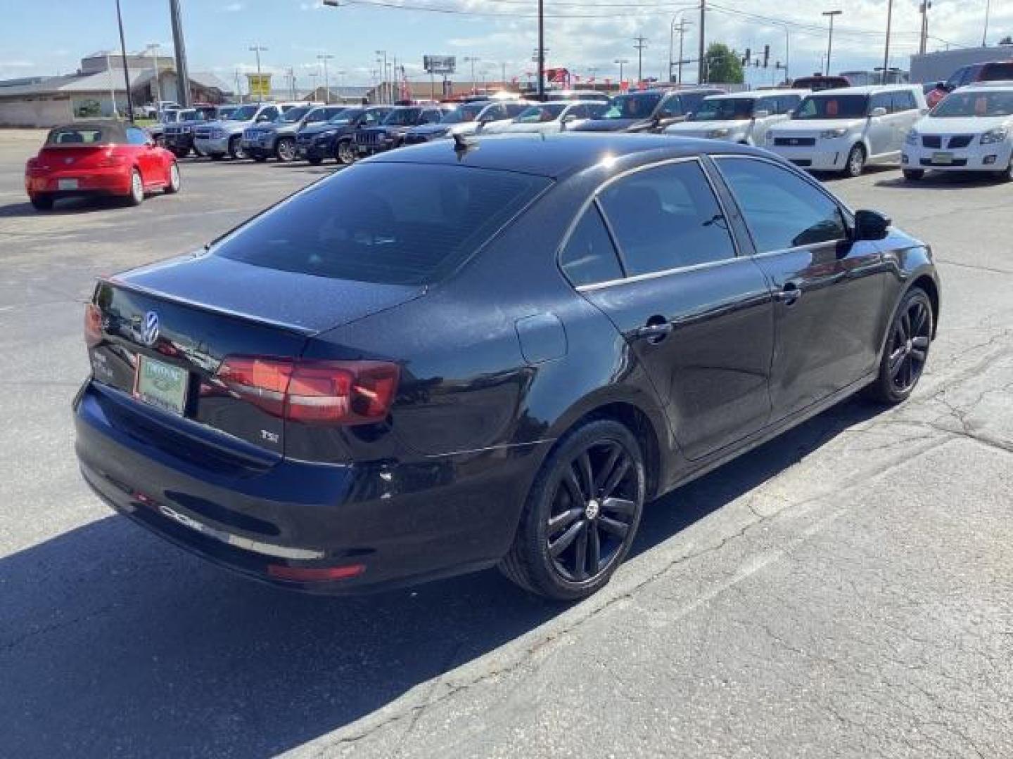 2018 Black /Titan Black w/Black Headliner, leatherette Volkswagen Jetta Sport 6A (3VWD17AJ7JM) with an 1.8L L4 DOHC 16V engine, 6-Speed Automatic transmission, located at 1235 N Woodruff Ave., Idaho Falls, 83401, (208) 523-1053, 43.507172, -112.000488 - Photo#4